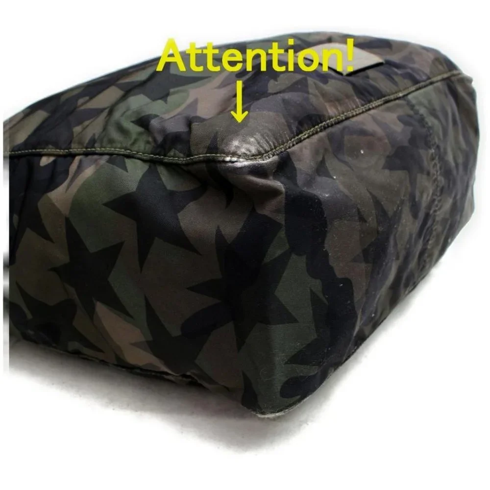 Valentino Camouflage Star Rockstud 2way Tote